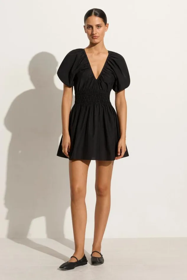 Women Faithfull The Brand Mini Dresses Salone Mini Dress Black