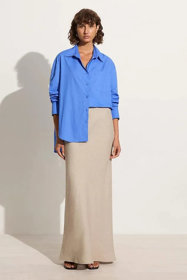 Women Faithfull The Brand Skirts and Shorts Davina Bias Skirt Natural