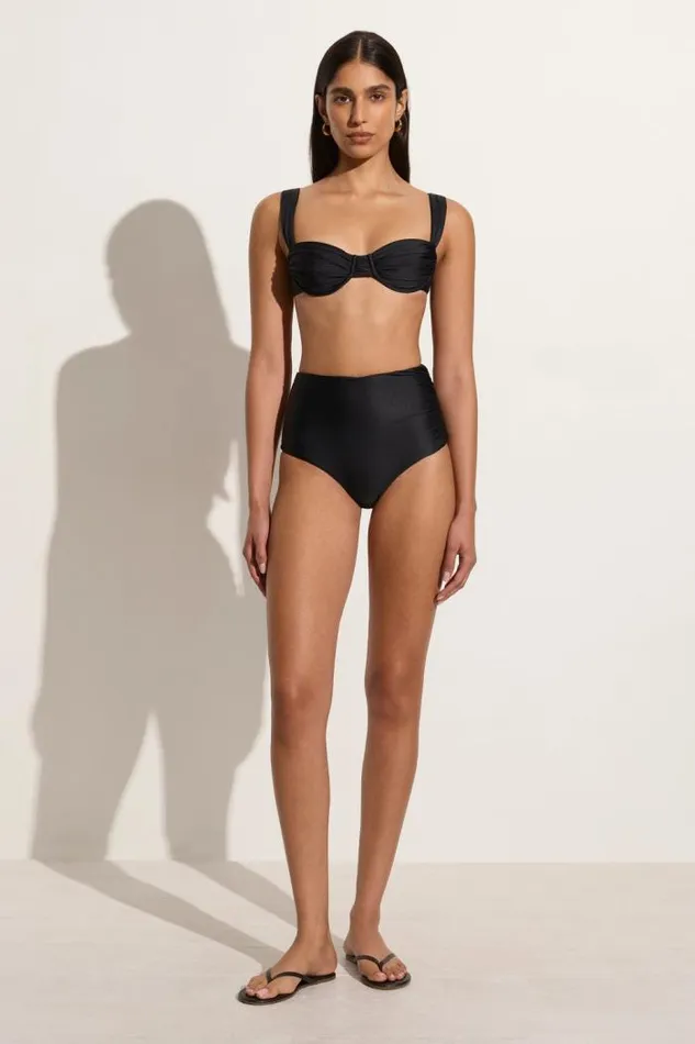 Women Faithfull The Brand Swim Bianca Bikini Bottoms Black