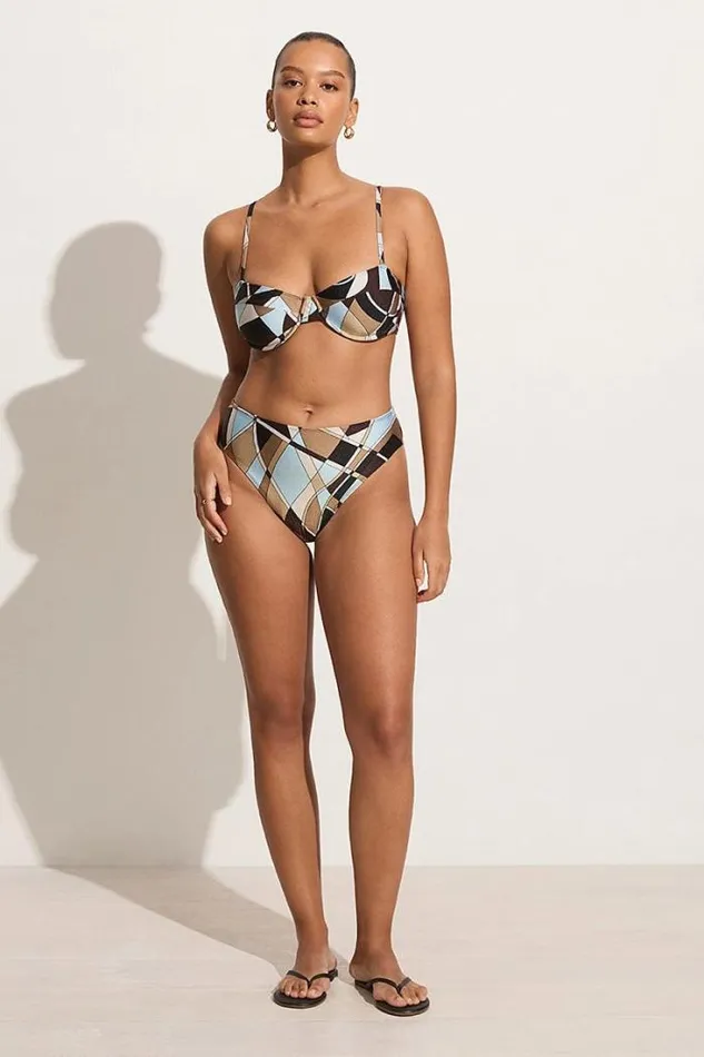 Women Faithfull The Brand Swim Chania Bikini Bottoms Sassari Print 8211 Final Sale