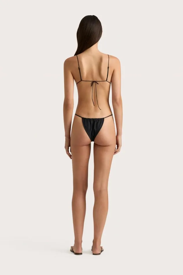Women Faithfull The Brand Swim Elea Bikini Top Black