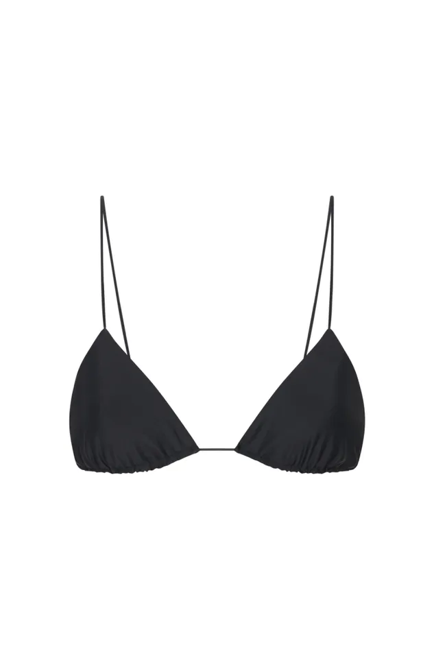 Women Faithfull The Brand Swim Elea Bikini Top Black