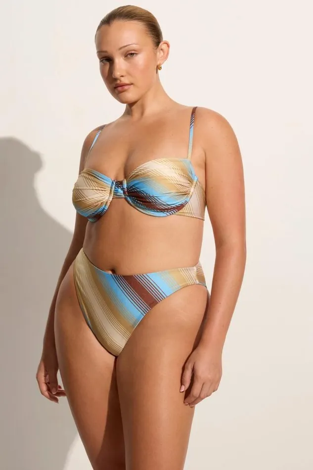 Women Faithfull The Brand Swim Stefania Bikini Top Cervia Stripe