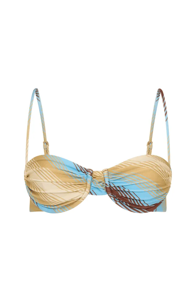 Women Faithfull The Brand Swim Stefania Bikini Top Cervia Stripe