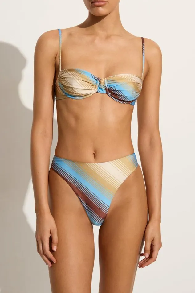 Women Faithfull The Brand Swim Stefania Bikini Top Cervia Stripe