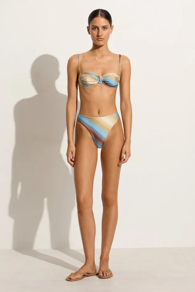 Women Faithfull The Brand Swim Stefania Bikini Top Cervia Stripe