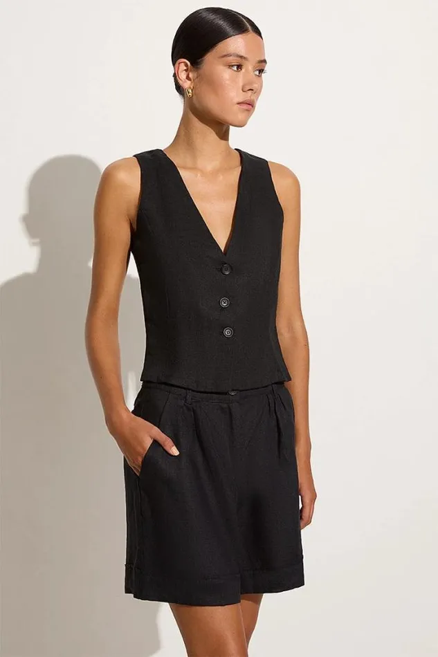 Women Faithfull The Brand Tops Salome Top Black