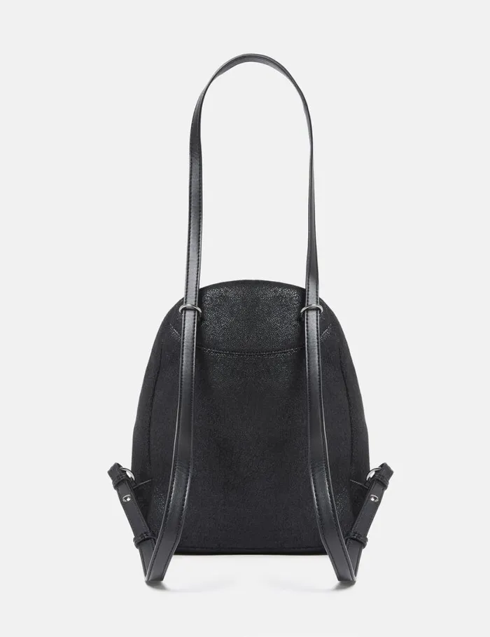 Women Falabella Mini Backpack Midnight Black Stella McCartney Iconic Falabella