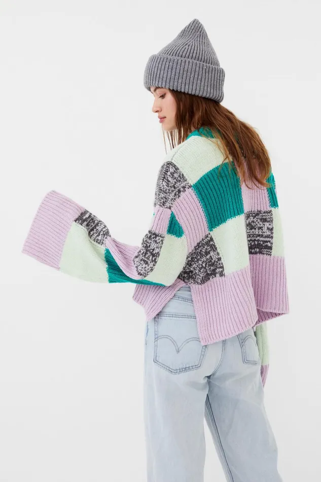 Women Finley Sweater Green For Love and Lemons Knitwear Women Finley Sweater Green For Love and Lemons Knitwear