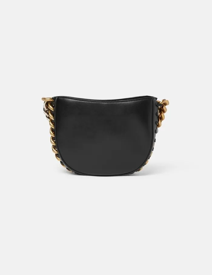 Women Frayme Small Shoulder Bag Black Stella McCartney Mini Bags And Clutches