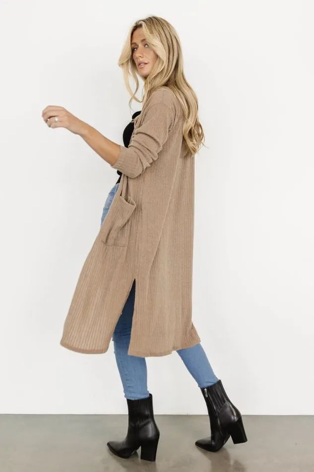 Women Getty Cardigan Dusty Brown Baltic Born Cardigans