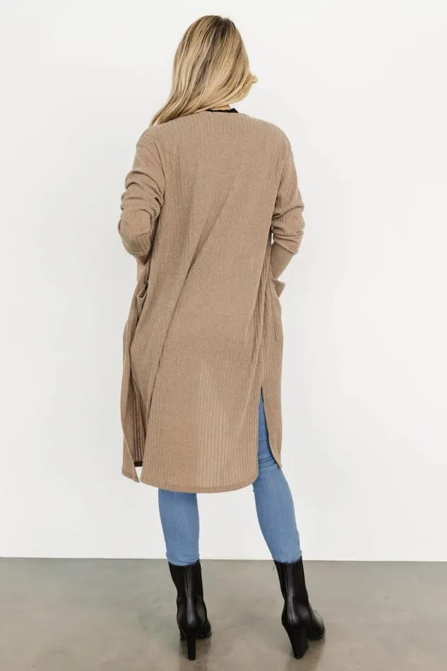 Women Getty Cardigan Dusty Brown Baltic Born Cardigans