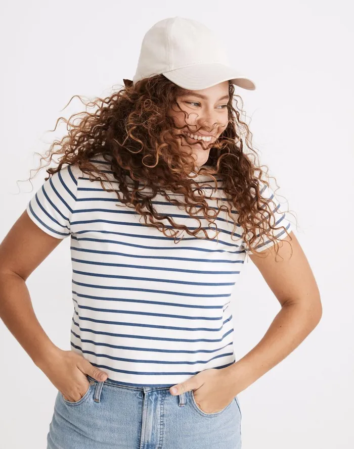Women Hats Madewell Organic Cotton BrokenIn Baseball Cap Alabaster