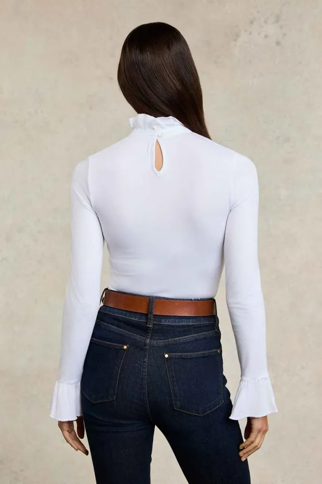 Women High Rise Flared Jean Deep Indigo Holland Cooper Jeans