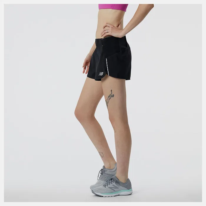 Women Impact Run 3in Short Black New Balance Shorts