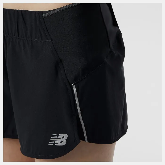 Women Impact Run 3in Short Black New Balance Shorts