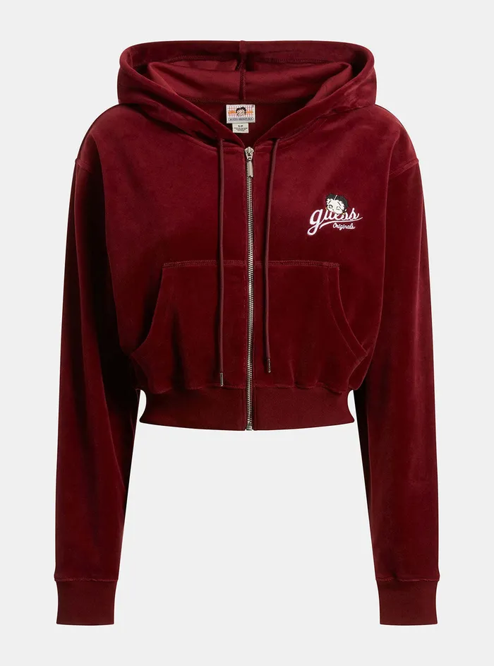 Women Jackets and Coats GUESS Guess Originals X Betty Boop Vino Velour Jacket