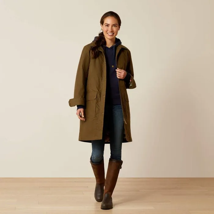 Women Jackets and Vests Ariat Cloverfield Coat Earth Women Jackets and Vests Ariat Cloverfield Coat Earth