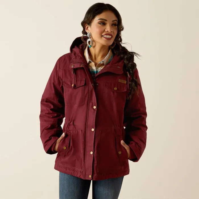 Women Jackets and Vests Ariat Grizzly 20 Parka Tawny Port