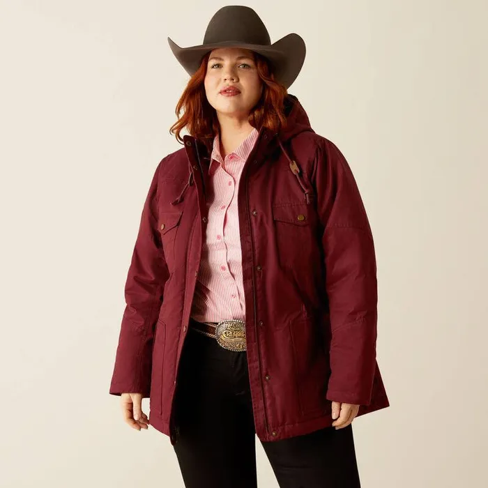 Women Jackets and Vests Ariat Grizzly 20 Parka Tawny Port Women Jackets and Vests Ariat Grizzly 20 Parka Tawny Port