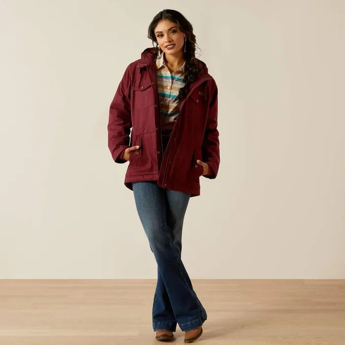 Women Jackets and Vests Ariat Grizzly 20 Parka Tawny Port Women Jackets and Vests Ariat Grizzly 20 Parka Tawny Port