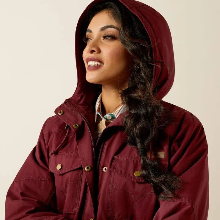 Women Jackets and Vests Ariat Grizzly 20 Parka Tawny Port Women Jackets and Vests Ariat Grizzly 20 Parka Tawny Port