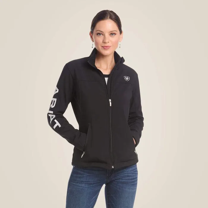 Women Jackets and Vests Ariat New Team Softshell Jacket Black