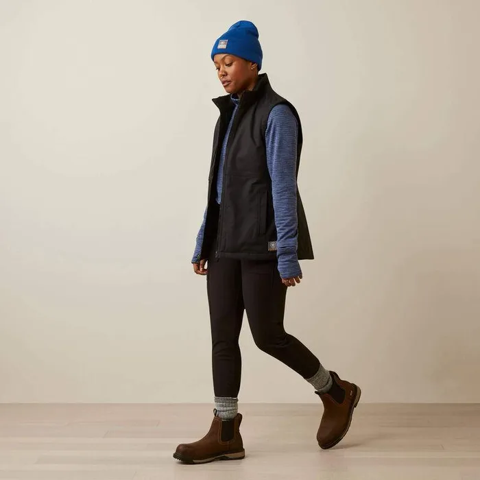 Women Jackets and Vests Ariat Rebar DuraCanvas Insulated Vest Black Women Jackets and Vests Ariat Rebar DuraCanvas Insulated Vest Black