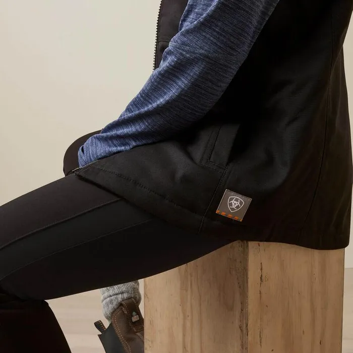 Women Jackets and Vests Ariat Rebar DuraCanvas Insulated Vest Black Women Jackets and Vests Ariat Rebar DuraCanvas Insulated Vest Black