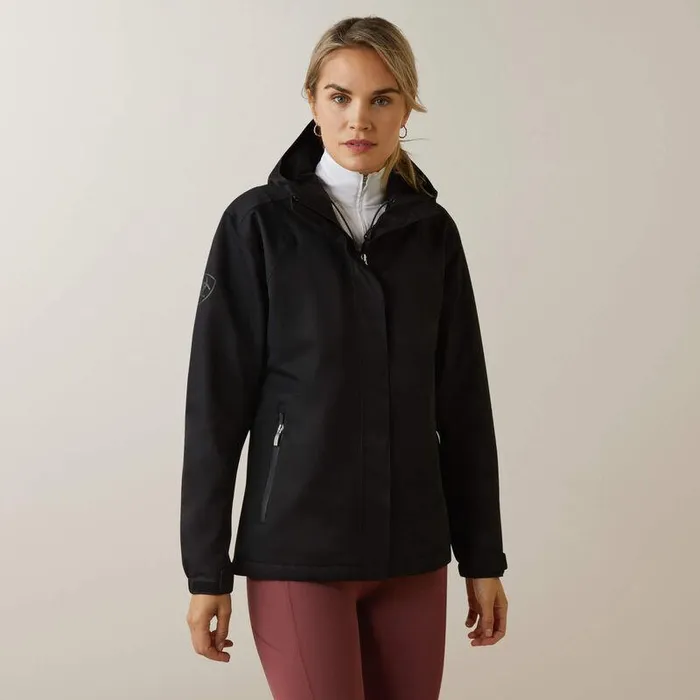 Women Jackets and Vests Ariat Spectator Waterproof Jacket Black