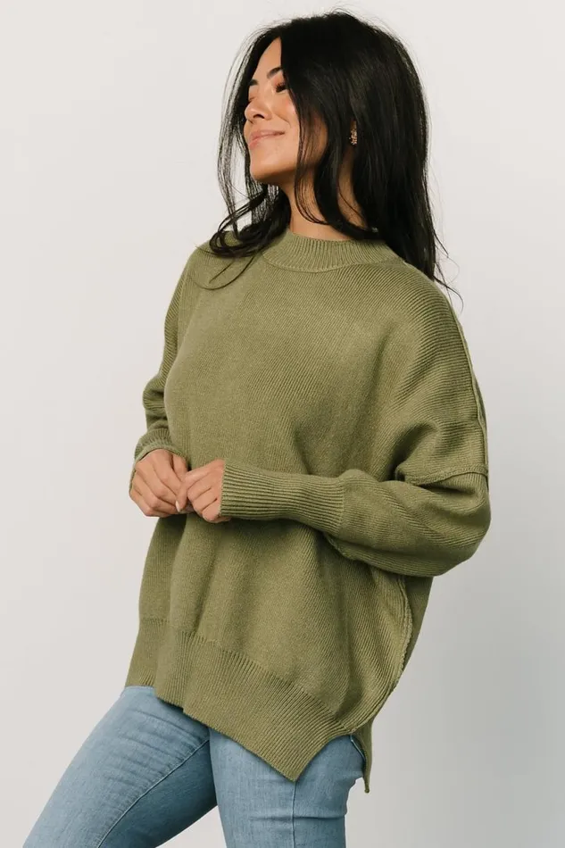 Women Jeremiah Knit Sweater Olive Baltic Born Sweaters Women Jeremiah Knit Sweater Olive Baltic Born Sweaters
