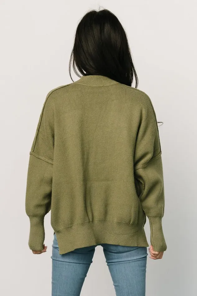Women Jeremiah Knit Sweater Olive Baltic Born Sweaters Women Jeremiah Knit Sweater Olive Baltic Born Sweaters