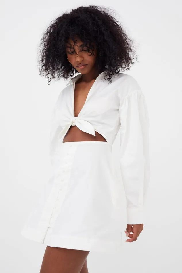 Women Jocelyn Mini Dress White For Love and Lemons Dresses Women Jocelyn Mini Dress White For Love and Lemons Dresses