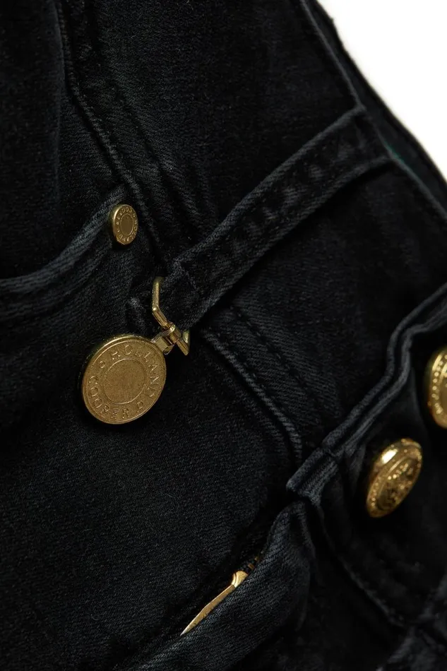 Women Jodhpur Jean Washed Black Holland Cooper Jeans