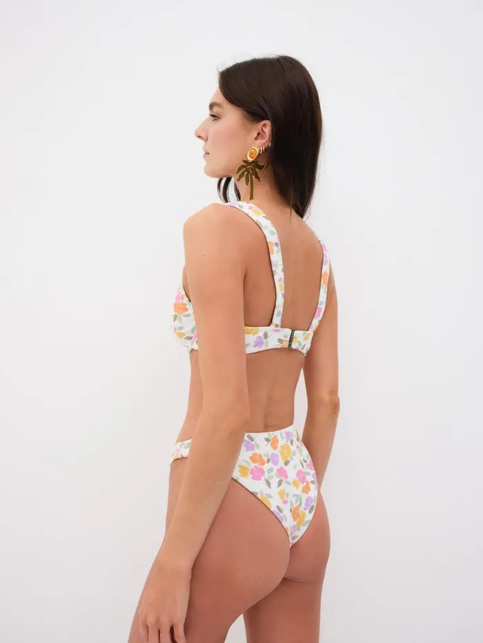 Women Joey Swim Bottom Cream For Love and Lemons Swim