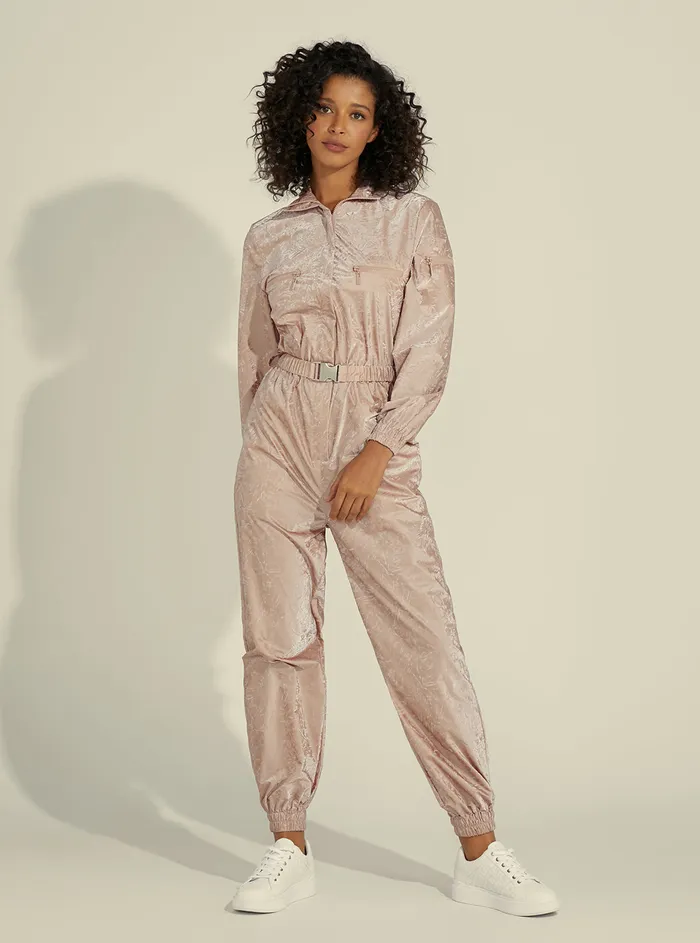 Women Jumpsuits and Rompers GUESS Purple Christine Active Jumpsuit