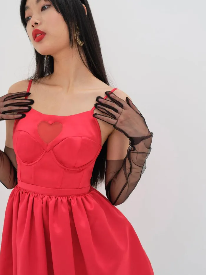 Women Lauren Mini Dress Red For Love and Lemons Dresses