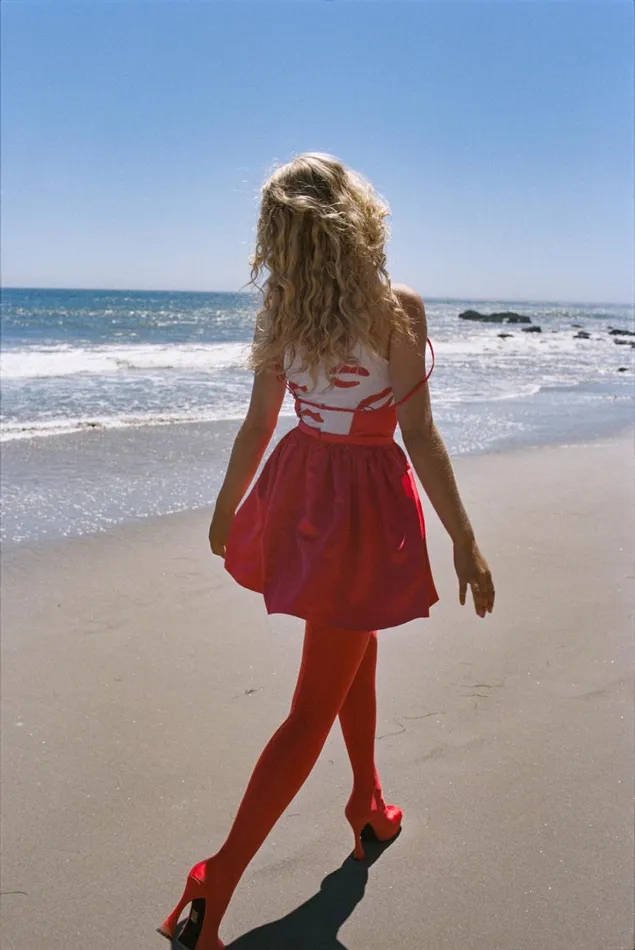 Women Lauren Mini Dress Red For Love and Lemons Dresses