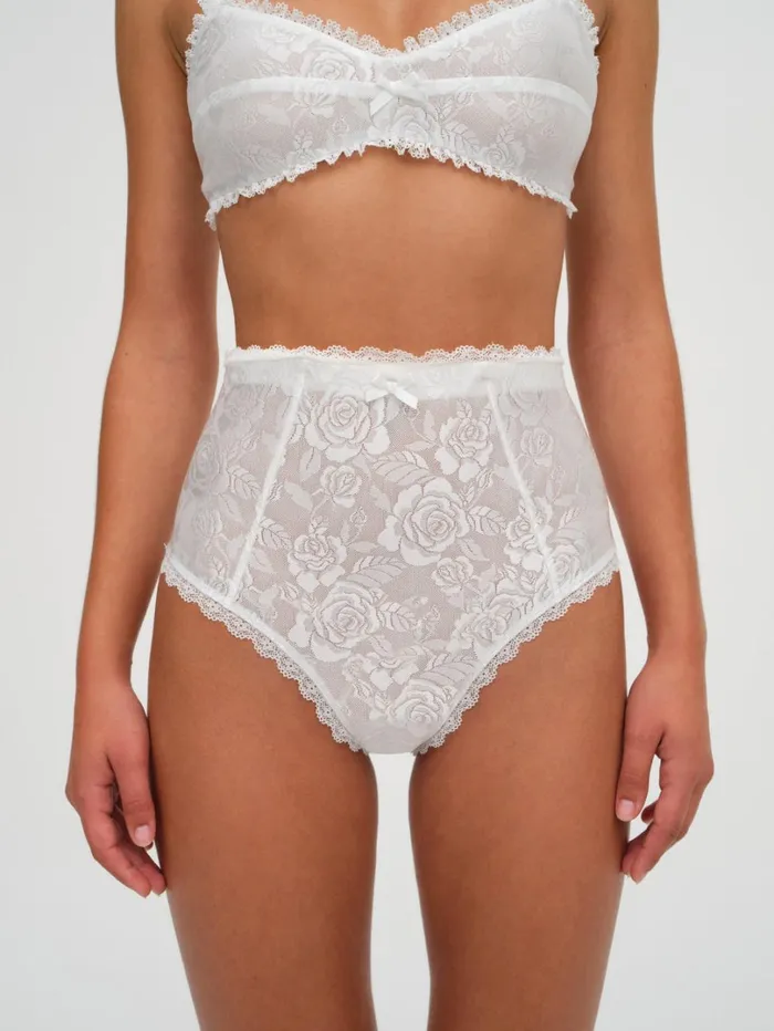 Women Lennox High Waisted Panty White For Love and Lemons Bottoms Women Lennox High Waisted Panty White For Love and Lemons Bottoms