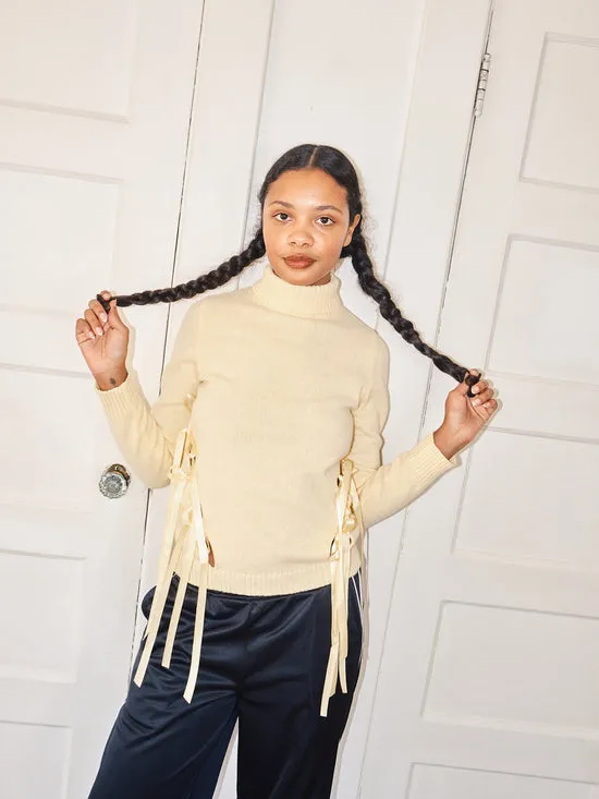Women Leona Sweater Banana Milk Sweaters Lisa Says Gah