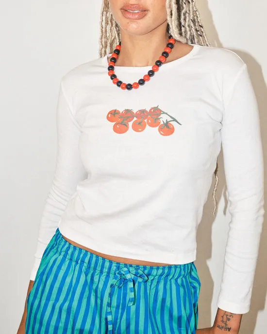 Women Lisa Says Gah Dana Long Sleeve Tee Pomodoro Tops