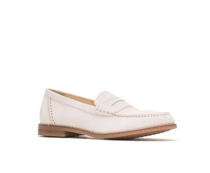 Women Loafers Hush Puppies Wren Loafer Pale Pink Suede
