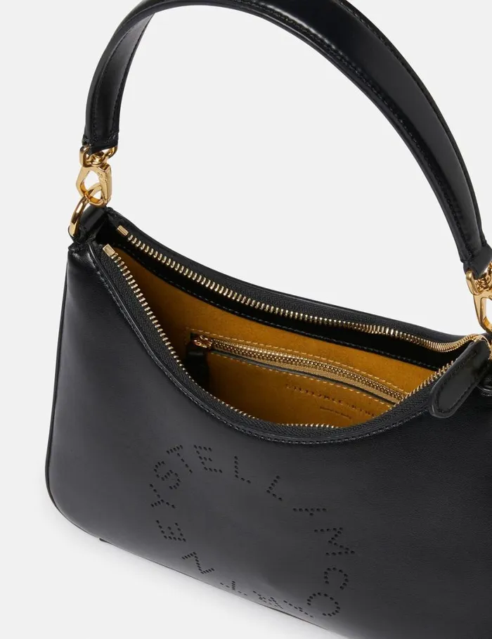 Women Logo Crossbody Shoulder Bag Black Stella McCartney Mini Bags And Clutches