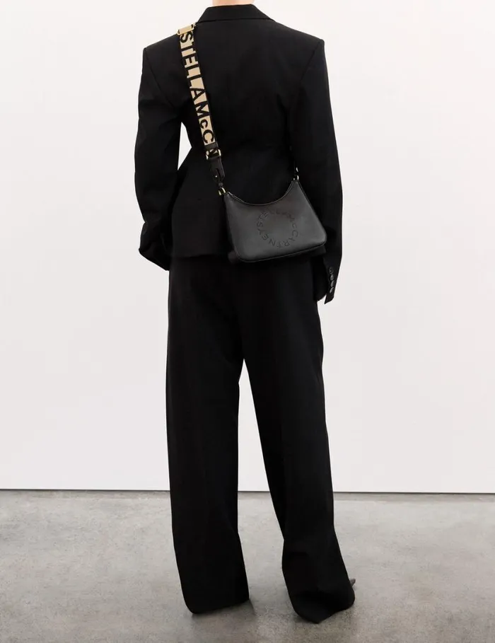 Women Logo Crossbody Shoulder Bag Black Stella McCartney Mini Bags And Clutches
