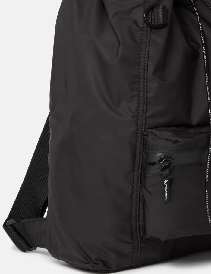 Women Logo Drawstring Gymsack Black Stella McCartney Backpacks Women Logo Drawstring Gymsack Black Stella McCartney Backpacks