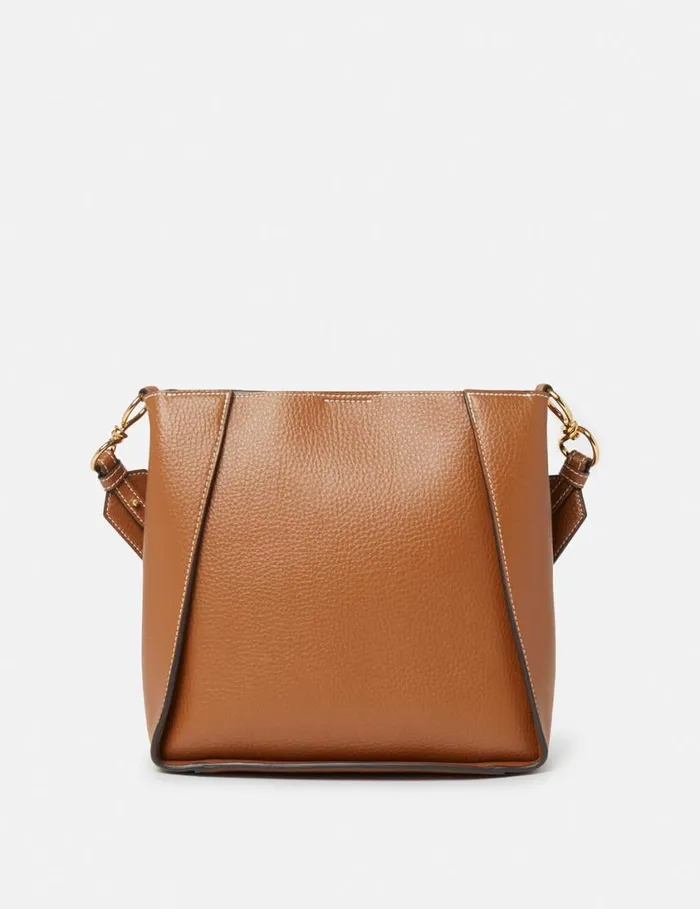 Women Logo Square Crossbody Bag Pecan Stella McCartney Mini Bags And Clutches Women Logo Square Crossbody Bag Pecan Stella McCartney Mini Bags And Clutches