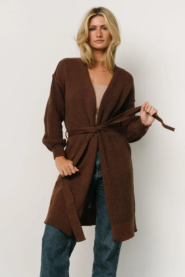 Women Lou Tie Cardigan Clove Baltic Born Cardigans