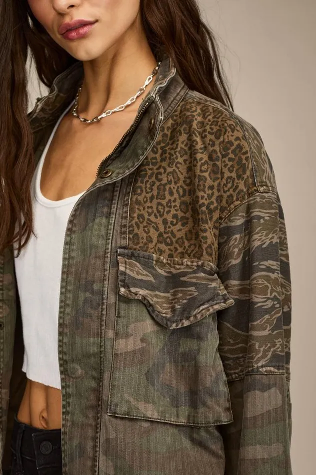 Women Lucky Brand Jackets and Outerwear Patchwork Camo Cropped Jacket Camo Print Mix Women Lucky Brand Jackets and Outerwear Patchwork Camo Cropped Jacket Camo Print Mix