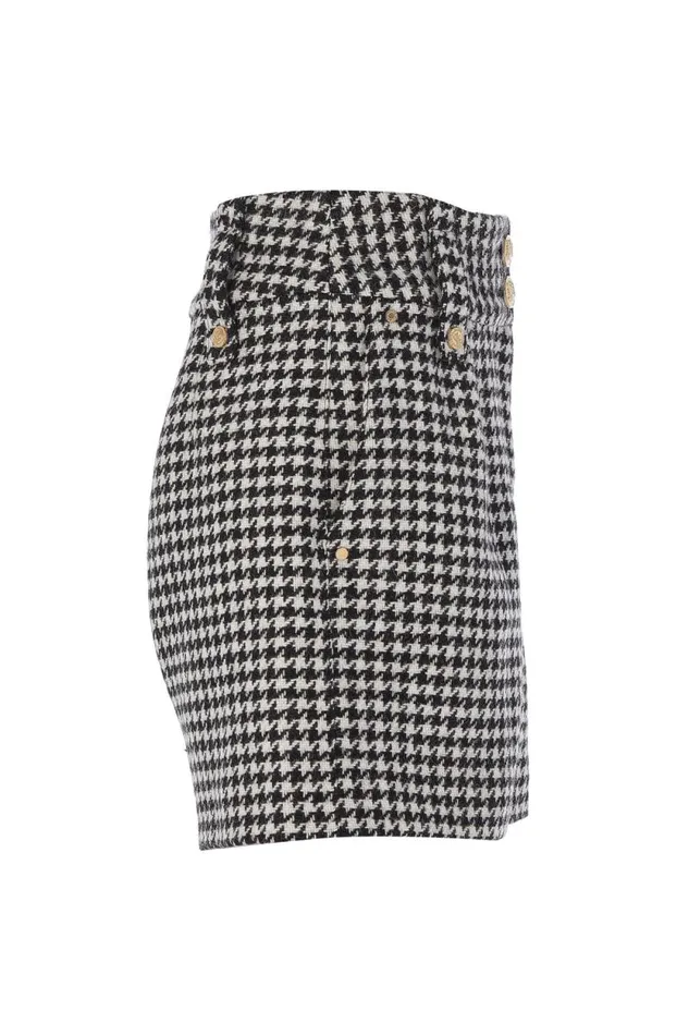 Women Luxe Tailored Short Houndstooth Holland Cooper Tailoring