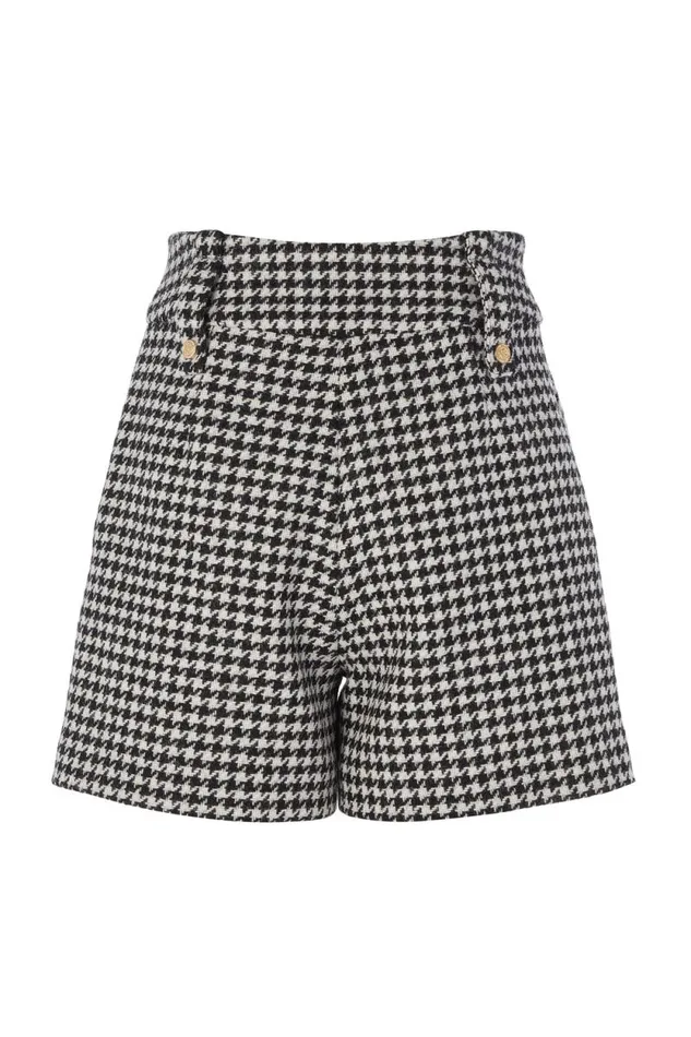 Women Luxe Tailored Short Houndstooth Holland Cooper Tailoring